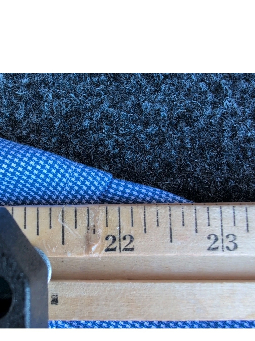Brioni Dress Shirt Mens 49 19.5 Blue Houndstooth Long Sleeve French Cuffs Italy - Picture 9 of 12